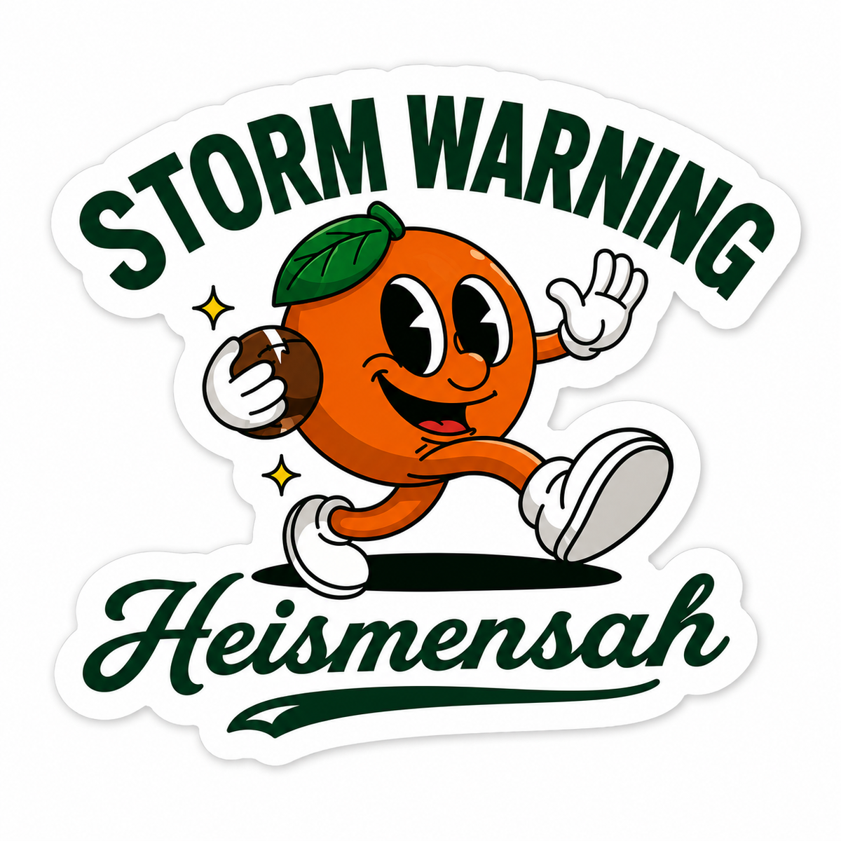 Storm Warning- HeisMensah™ Vinyl Die Cut Sticker